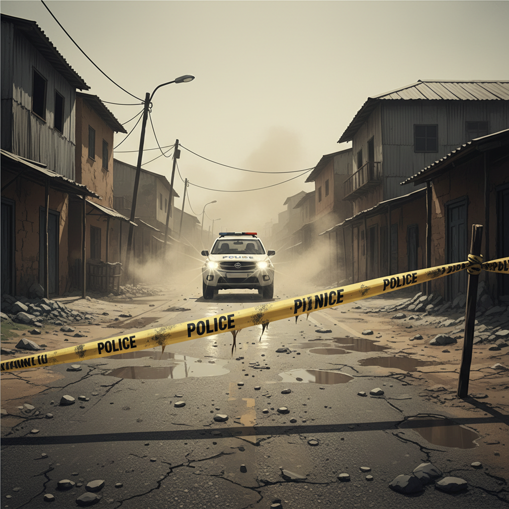 Police pursuit of suspects in fatal Gomoa Buduburam shooting