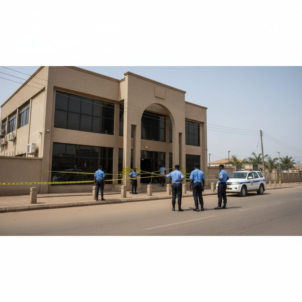 Police track suspects after daylight robbery at Tema bank