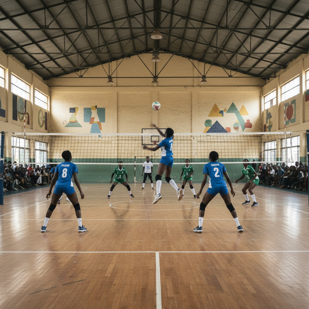 Police men win opening match in CAVB tournament