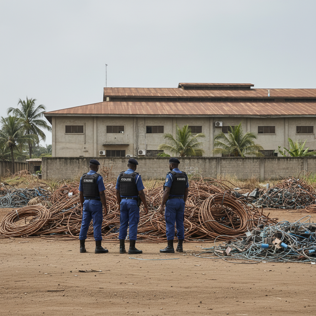 Police seize over 100 tonnes of stolen ECG cables