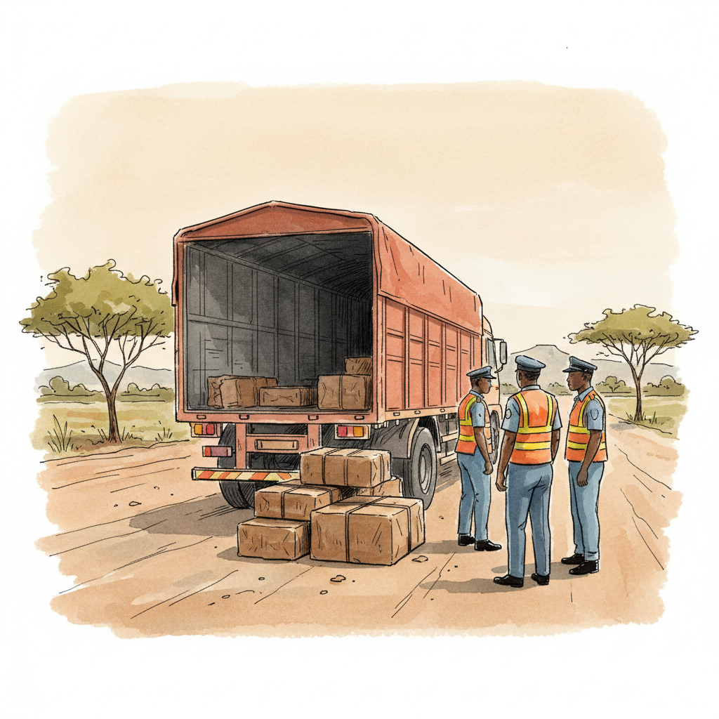 Police Intercept Truck Carrying Suspected Cannabis in Tamale