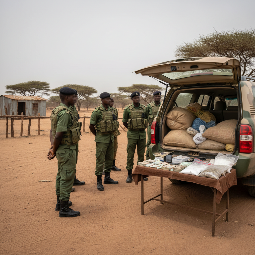 Police seize suspected cocaine at Aflao border