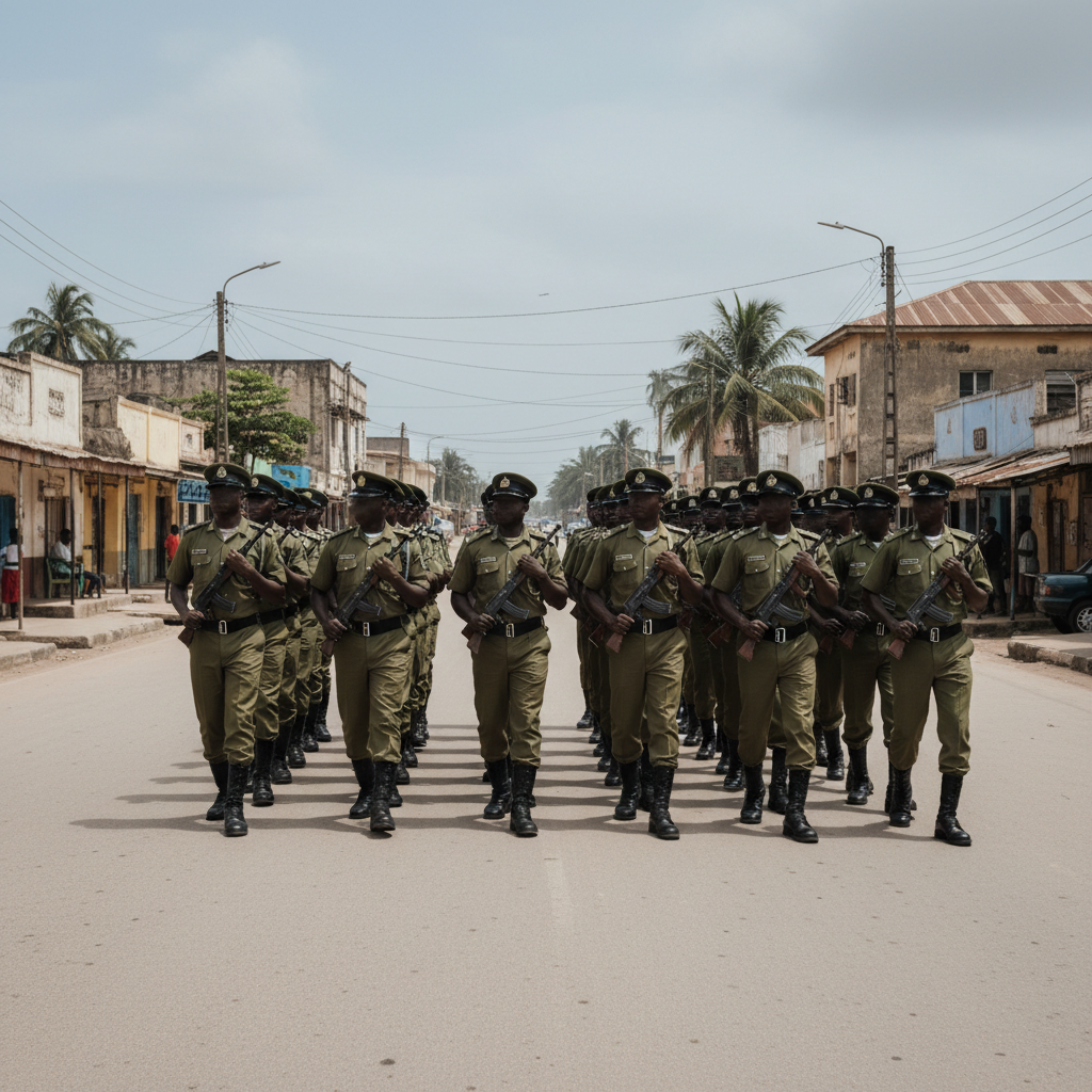 Police show force for Ayawaso East by-election