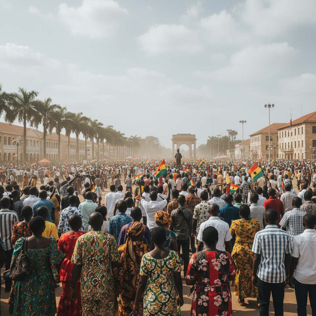 Mahama decries corruption on Ghana's Independence Day