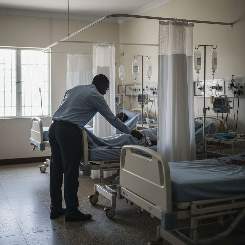President Mahama visits terror attack survivors