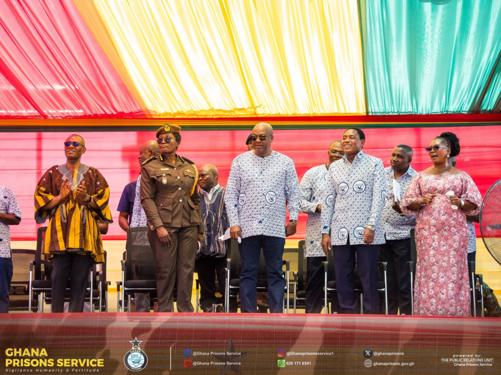 President Mahama visits Nsawam Prison, promises reforms