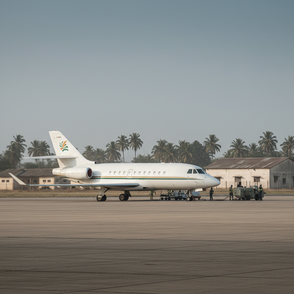 Presidential jet confirmed in good condition after French servicing