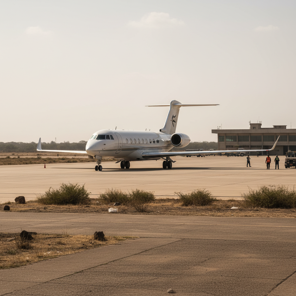 Presidential jet in good condition after maintenance