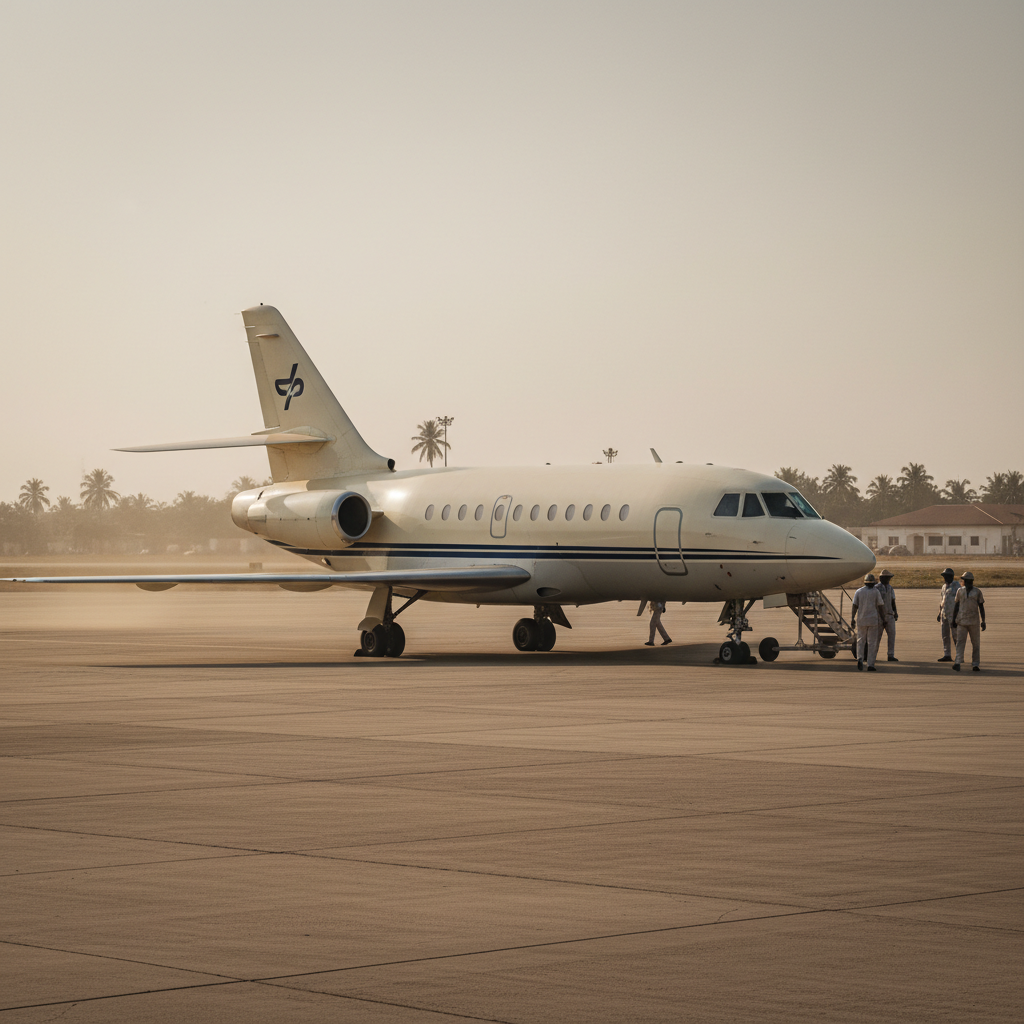 Presidential jet in good condition after France servicing