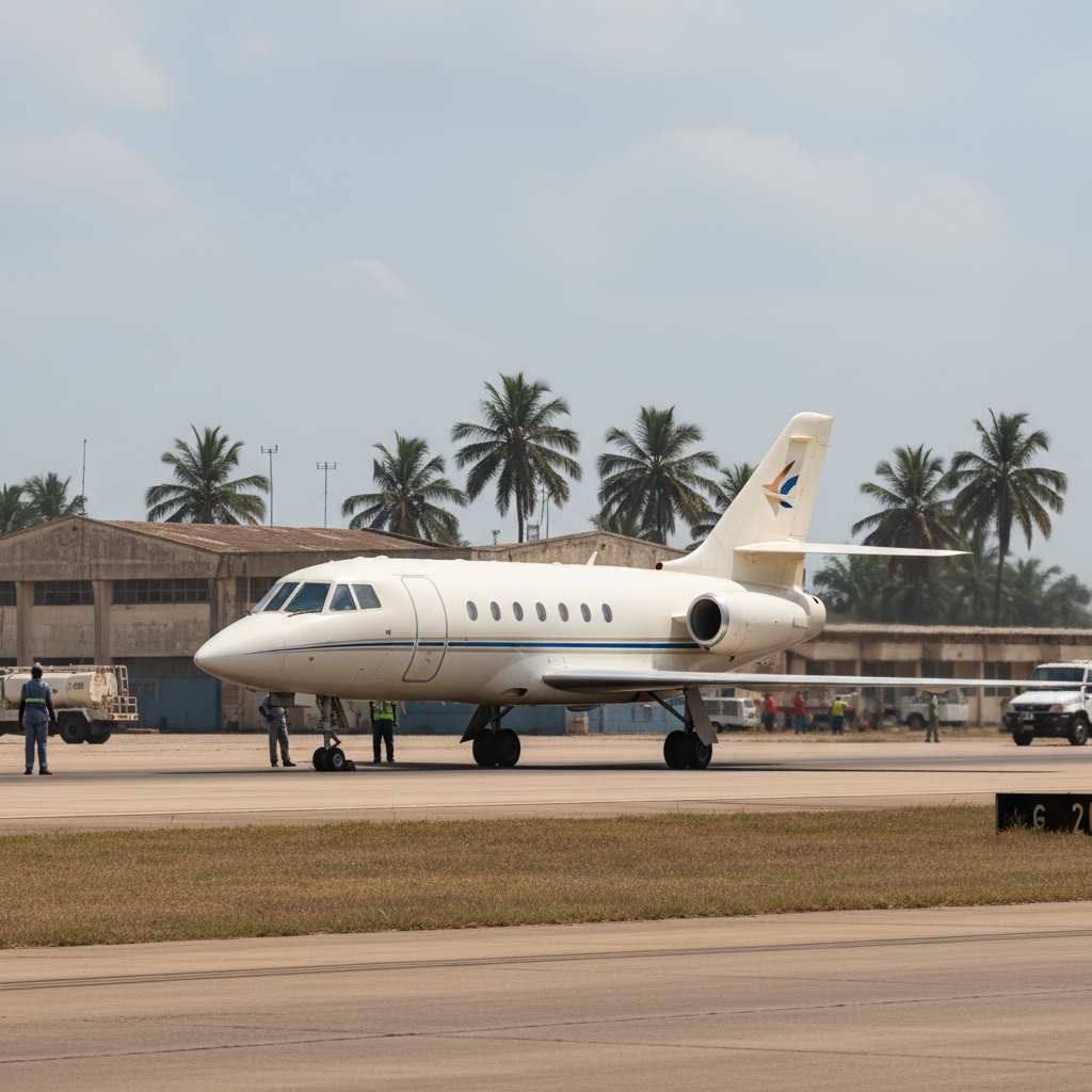 Presidential jet in good condition after French service