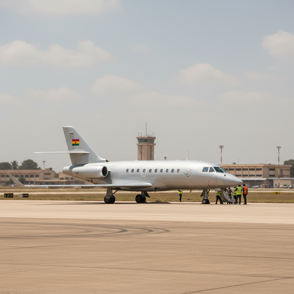 Presidential Jet Serviced in France Is In Good Condition