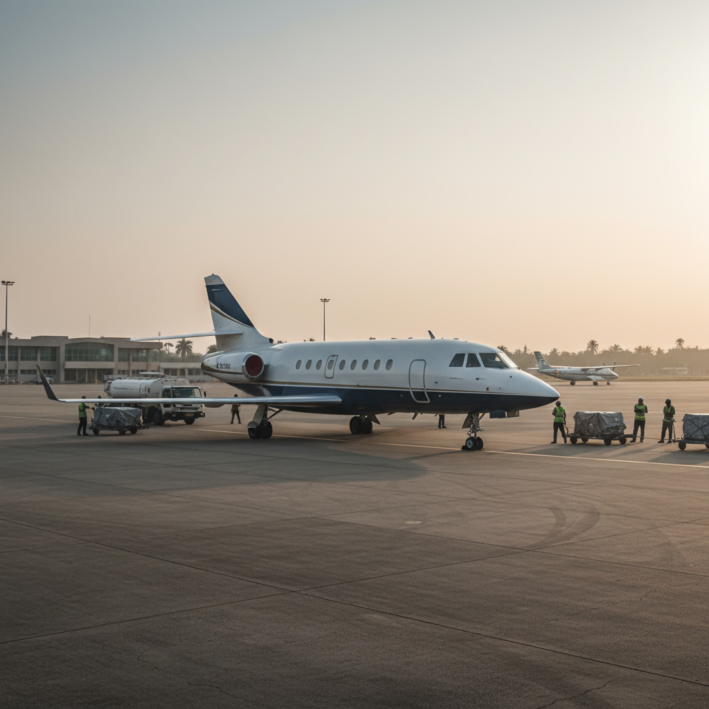 Presidential jet serviced in France is in good condition