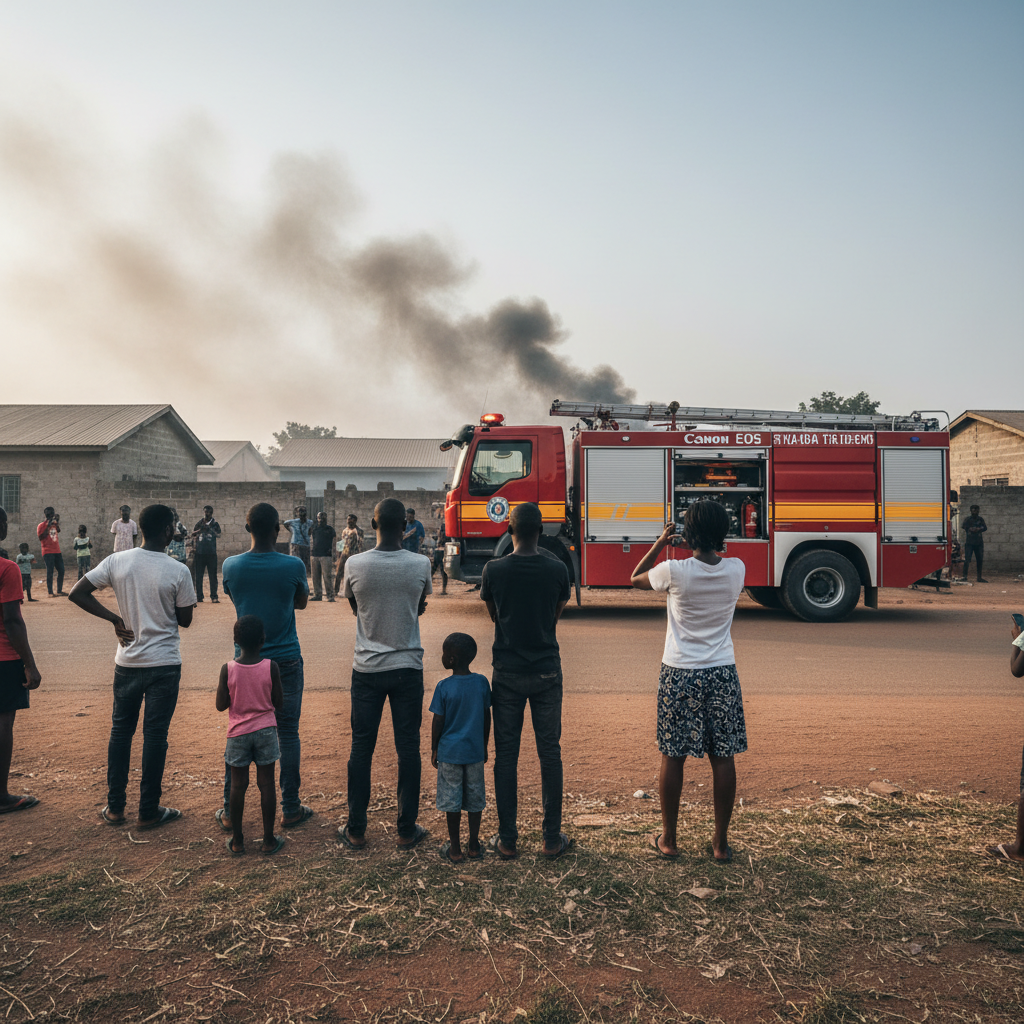 Residents attack firefighters over late response