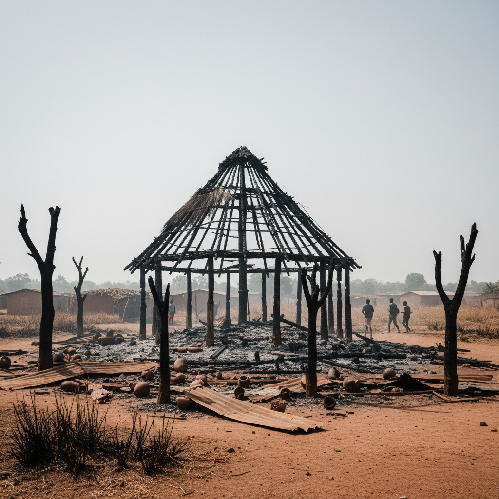 Residents Burn Shrine Over Alleged Ritual Killing