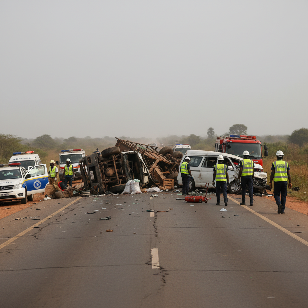 Seven critical after Kubease highway crash