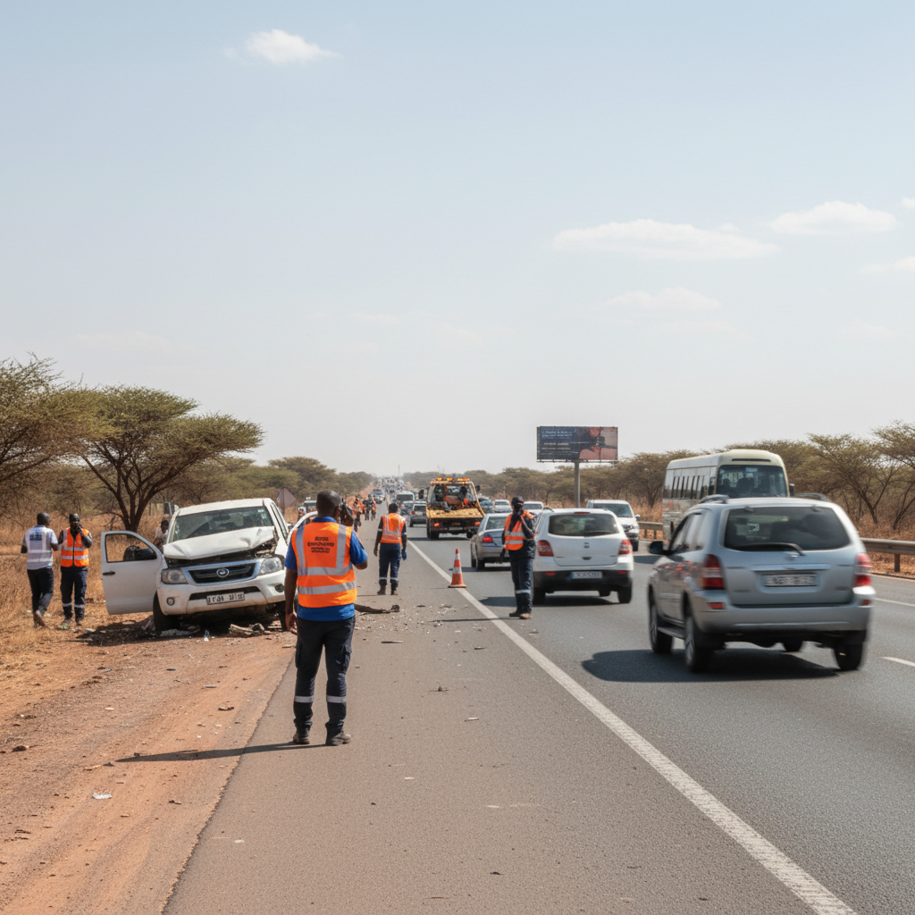 Seven critical after Kubease highway crash