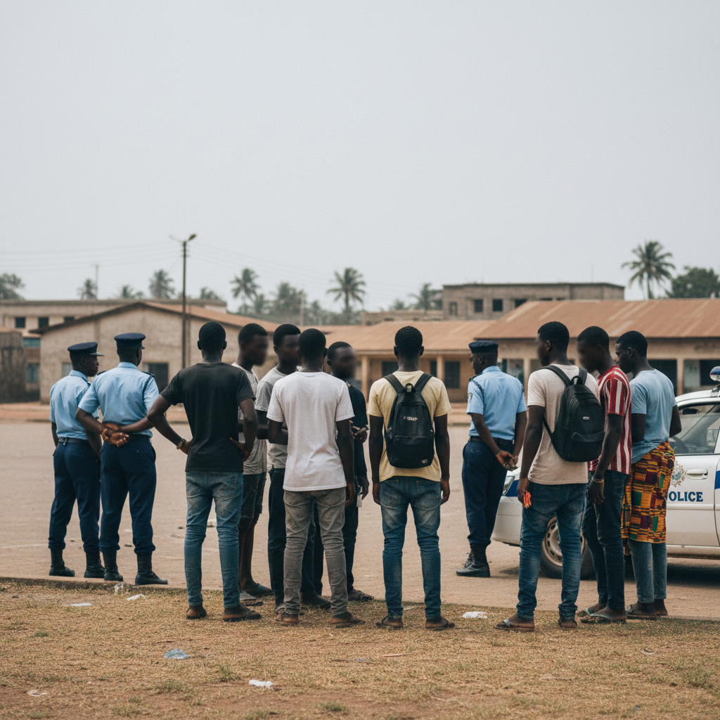 Six students arrested for assaulting rival