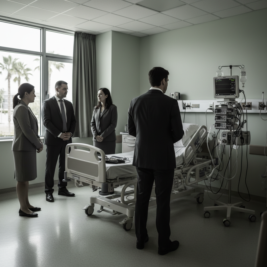 MP inspects surgical equipment and supports District Court