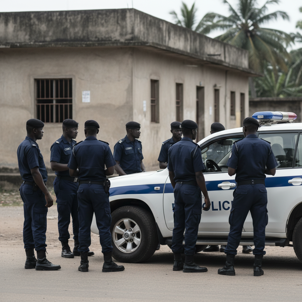 Suspected land guard held for assault threat
