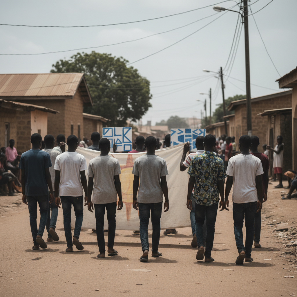 Tamale youth protest police team recall