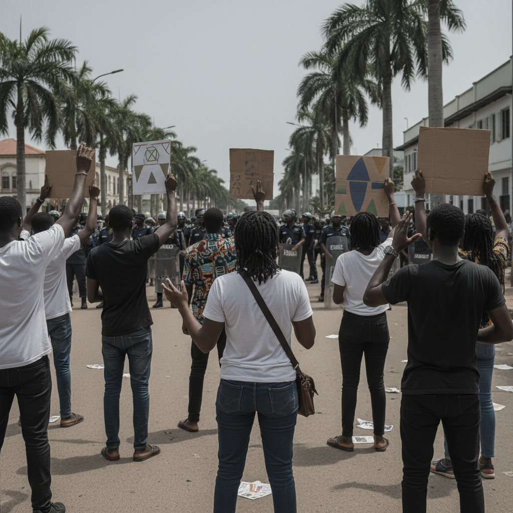 Tamale youth protest police team recall