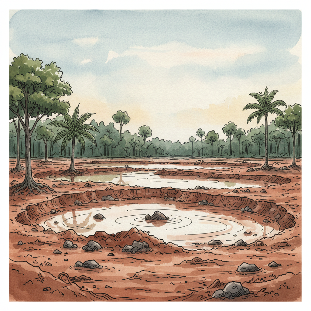 Four Suspects Arrested in Tarkwa for Alleged Illegal Forest Mining