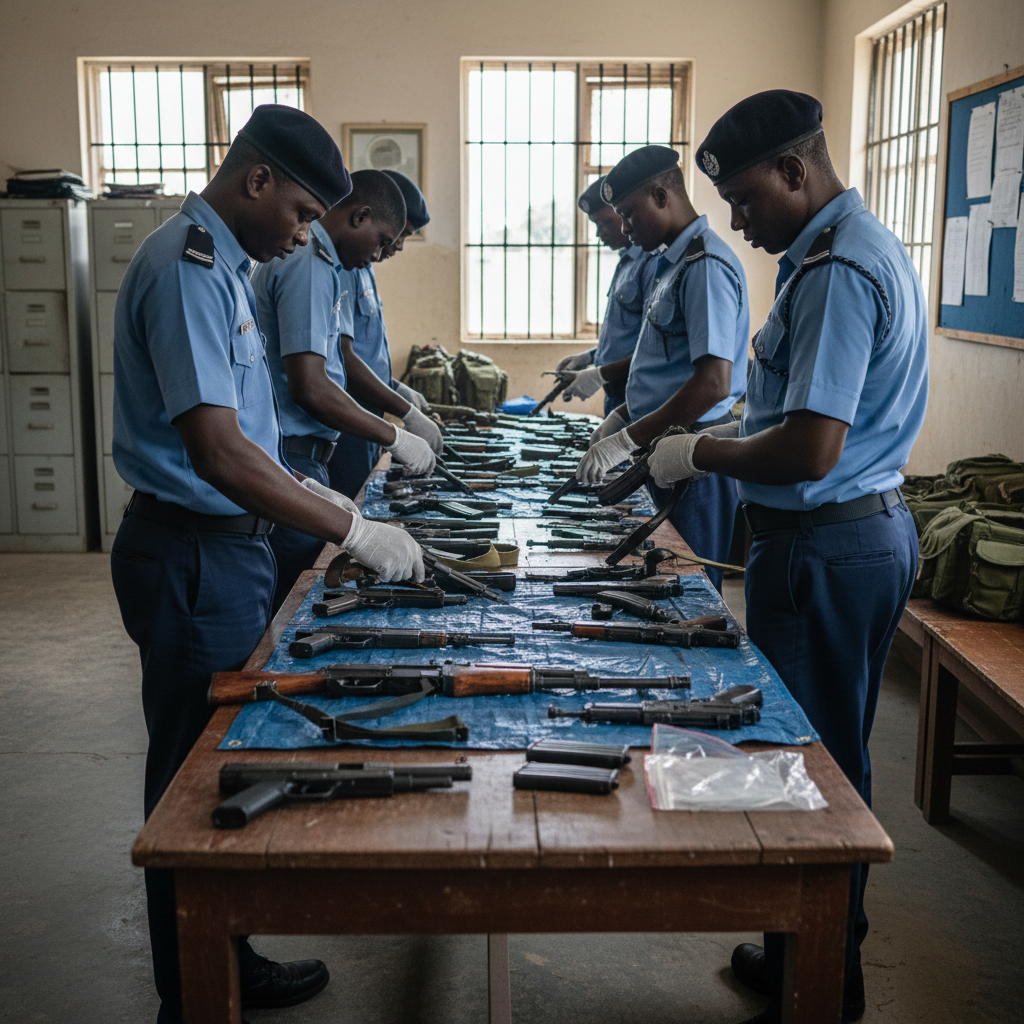 Techiman police arrest two for illegal firearm possession