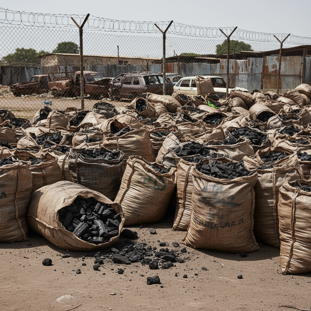 Police seize cannabis in charcoal bags