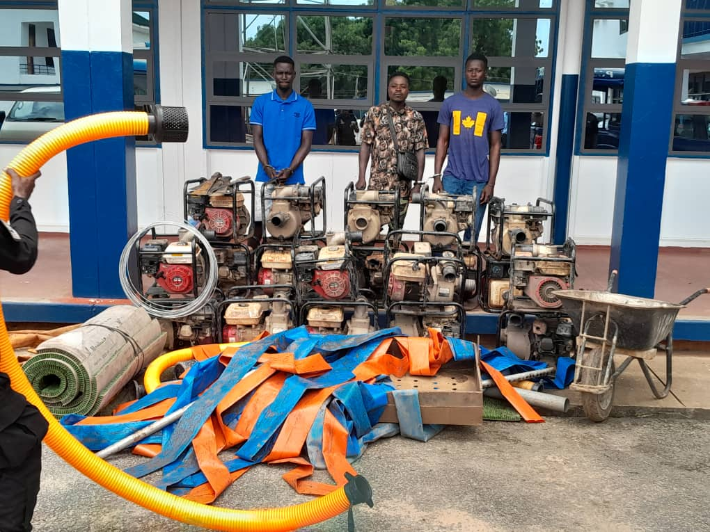 Three arrested near Ghana Water pipeline at Efutu