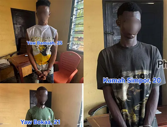 Three arrested in Gbiniyiri violence