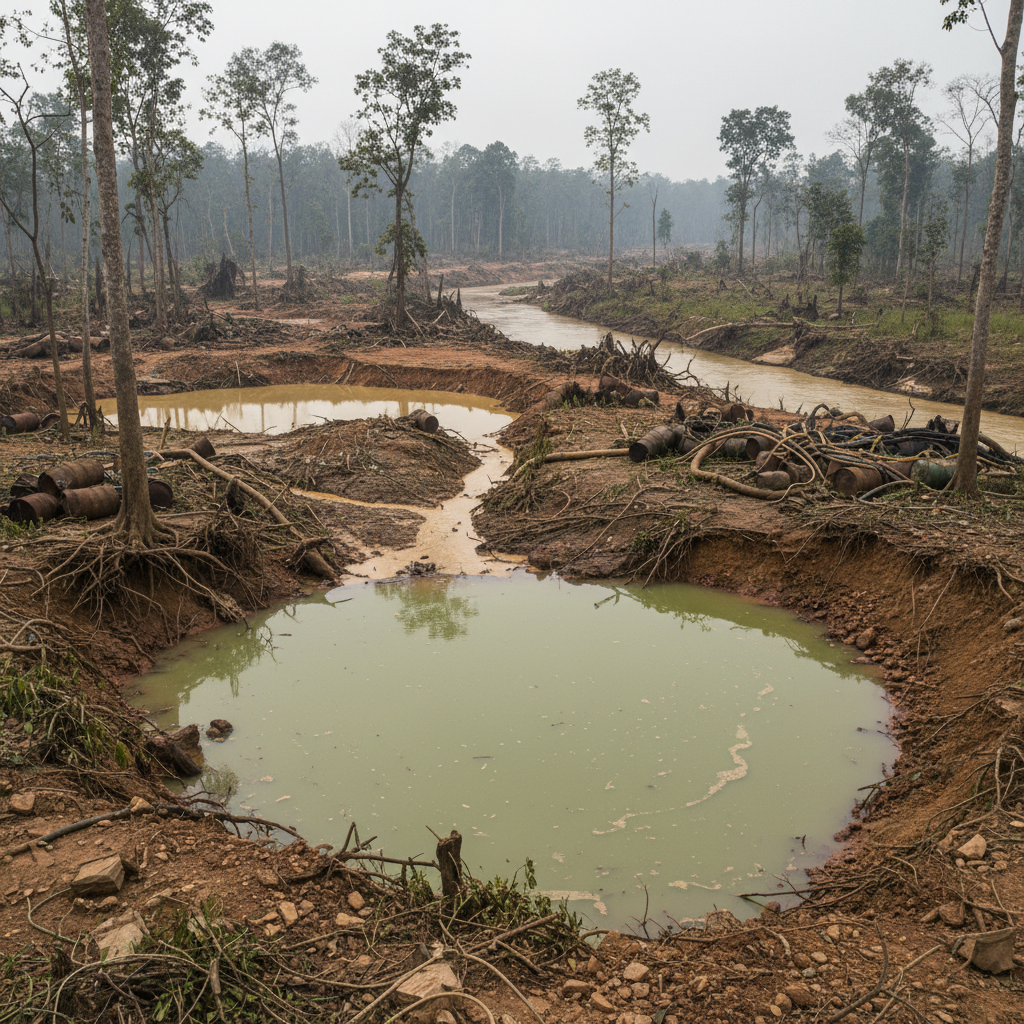 Three arrested for illegal mining in Eastern Region