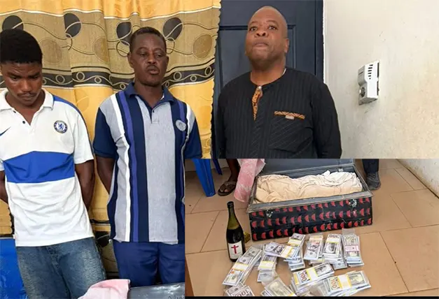 Three arrested for counterfeit US dollars in Odumase Krobo