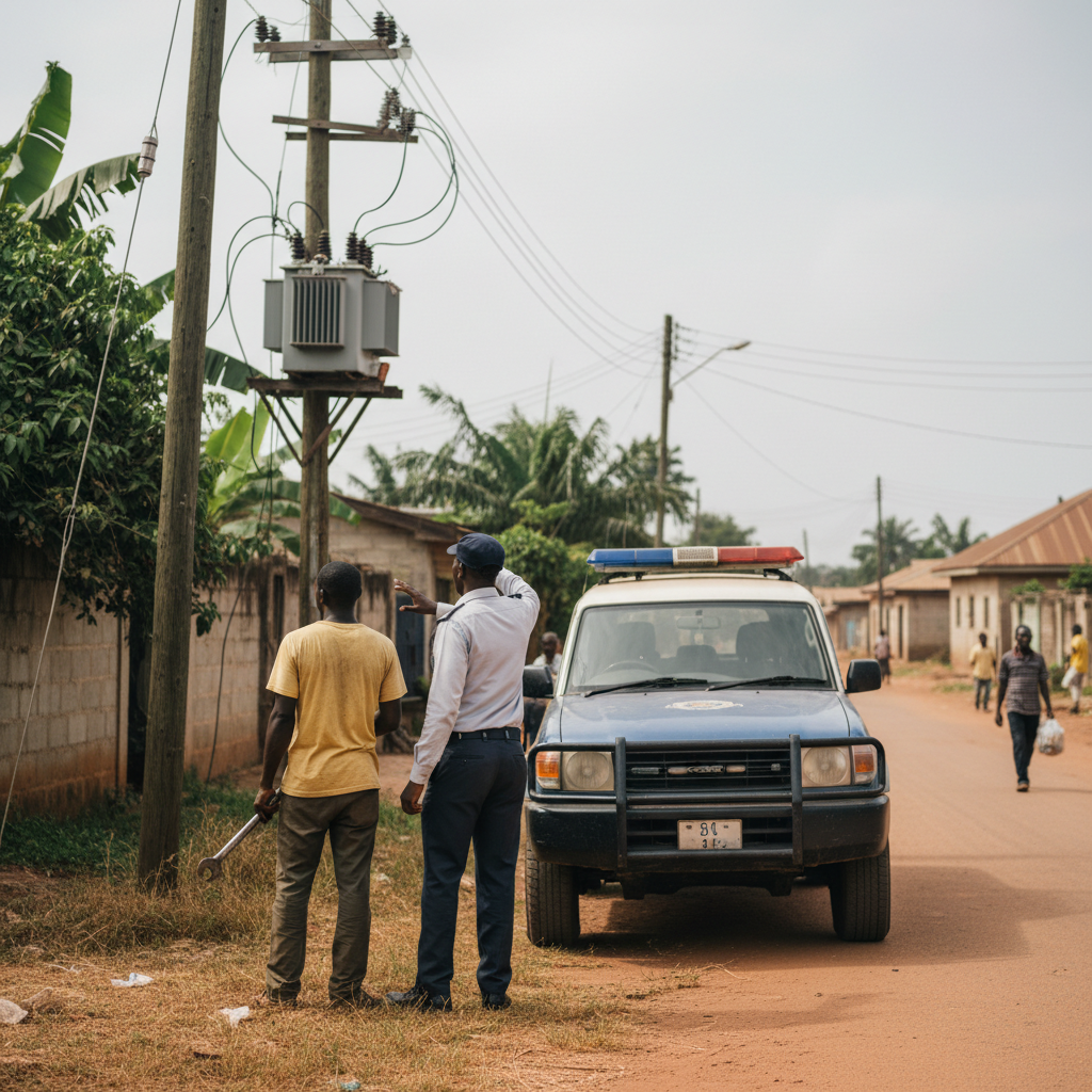 Two Held For Trying To Steal Power Cables