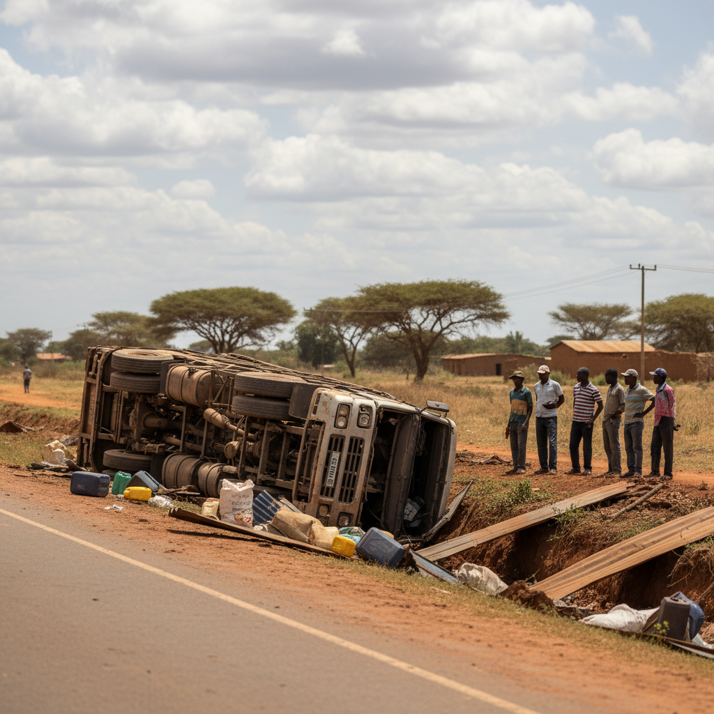 Two die in Tamale highway truck crash