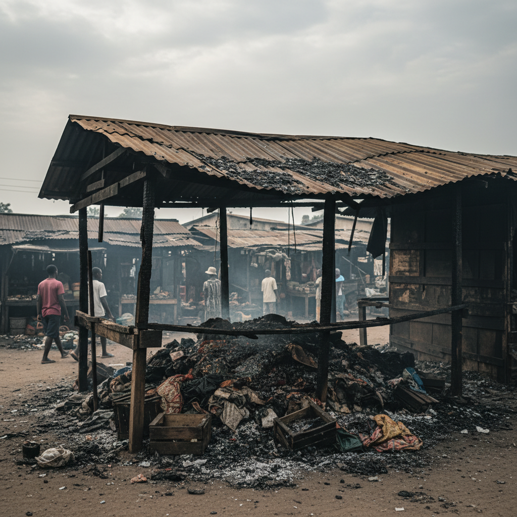 Two remanded over Accra market fire