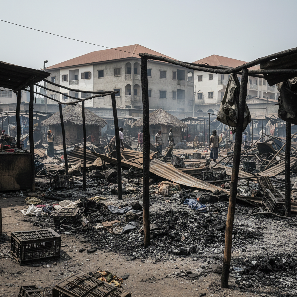 Two Suspects Arrested in Kumasi Market Arson Investigation