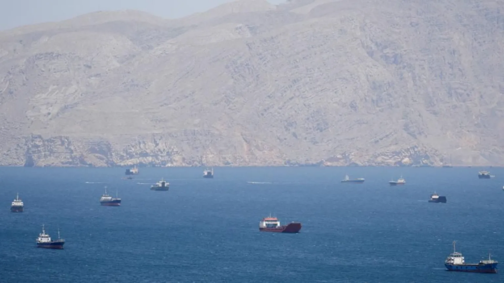 US military helicopter crashes near Strait of Hormuz