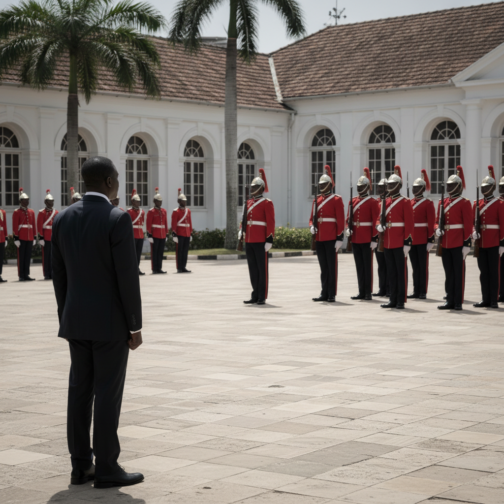 Vice President attends Change of Guard ceremony