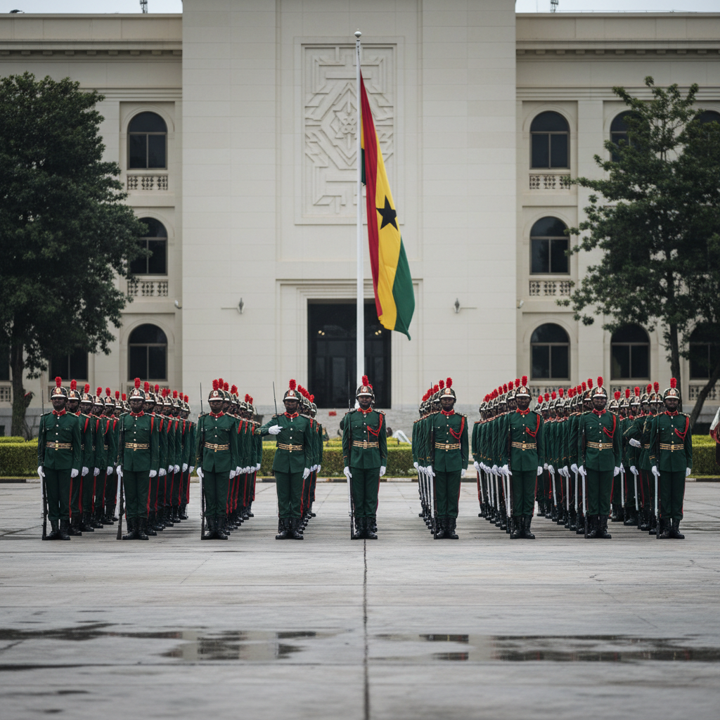 Vice President attends Presidency guard change ceremony