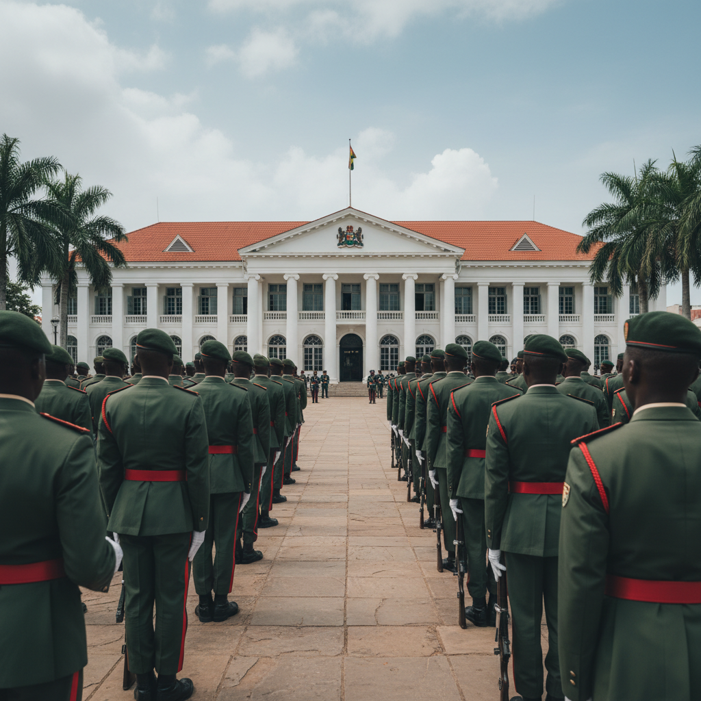 Vice President Attends Presidency Guard Change