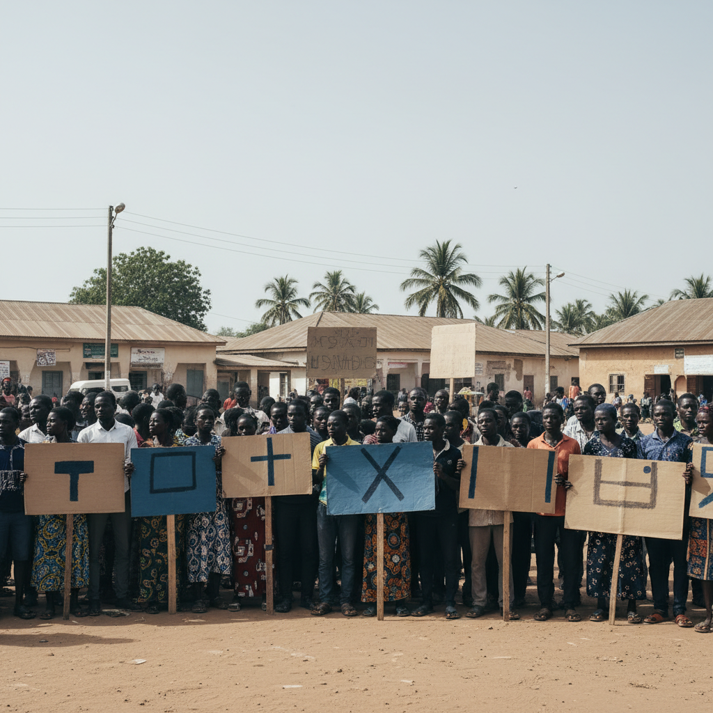 Wa residents protest alleged police brutality