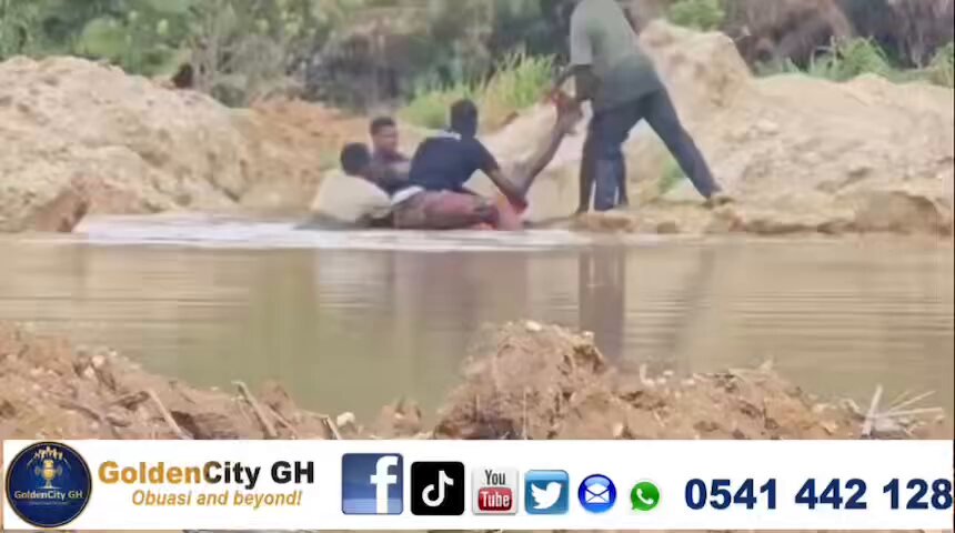 15-Year-Old Drowns in Abandoned Galamsey Pit Near Obuasi