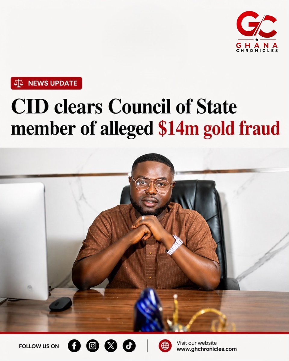CID Clears Council of State Rep in $14.3M Gold Fraud Allegations