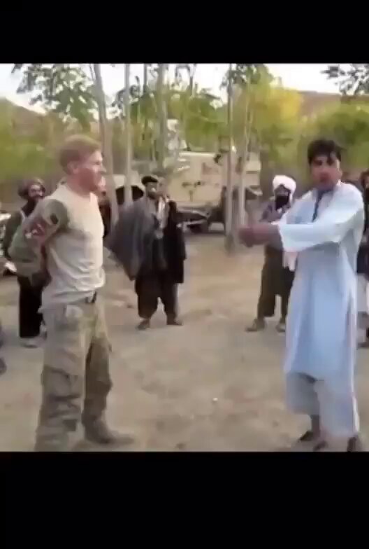Clash Erupts: US Soldiers Engage Afghan Villagers in Tense Confrontation