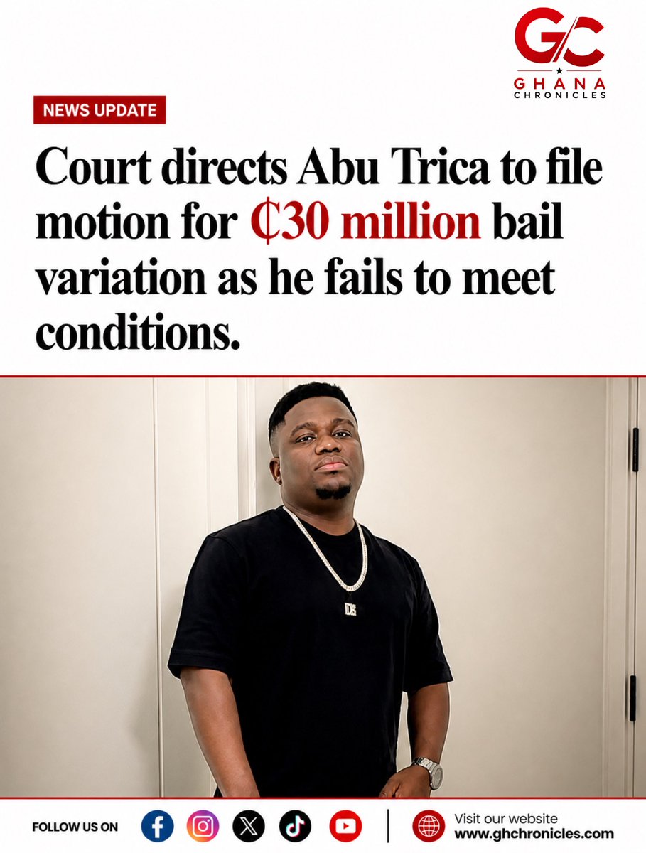 Court Orders Bail Variation for Abu Trica After Failed Conditions