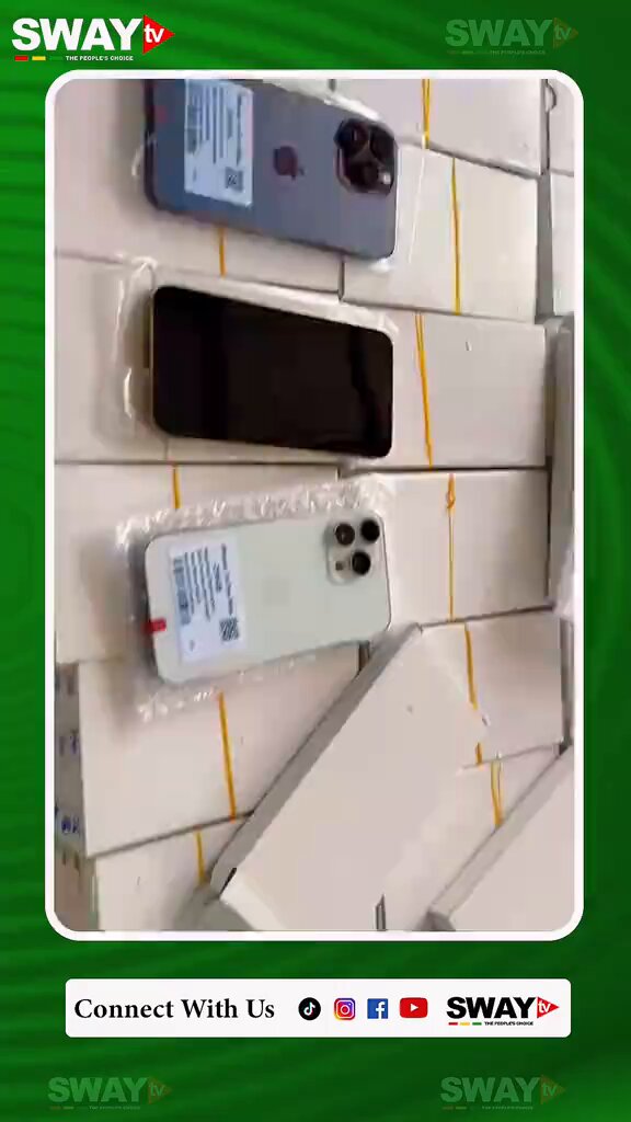 Customs Seize 1,545 iPhones at Aflao Border for Tax Evasion