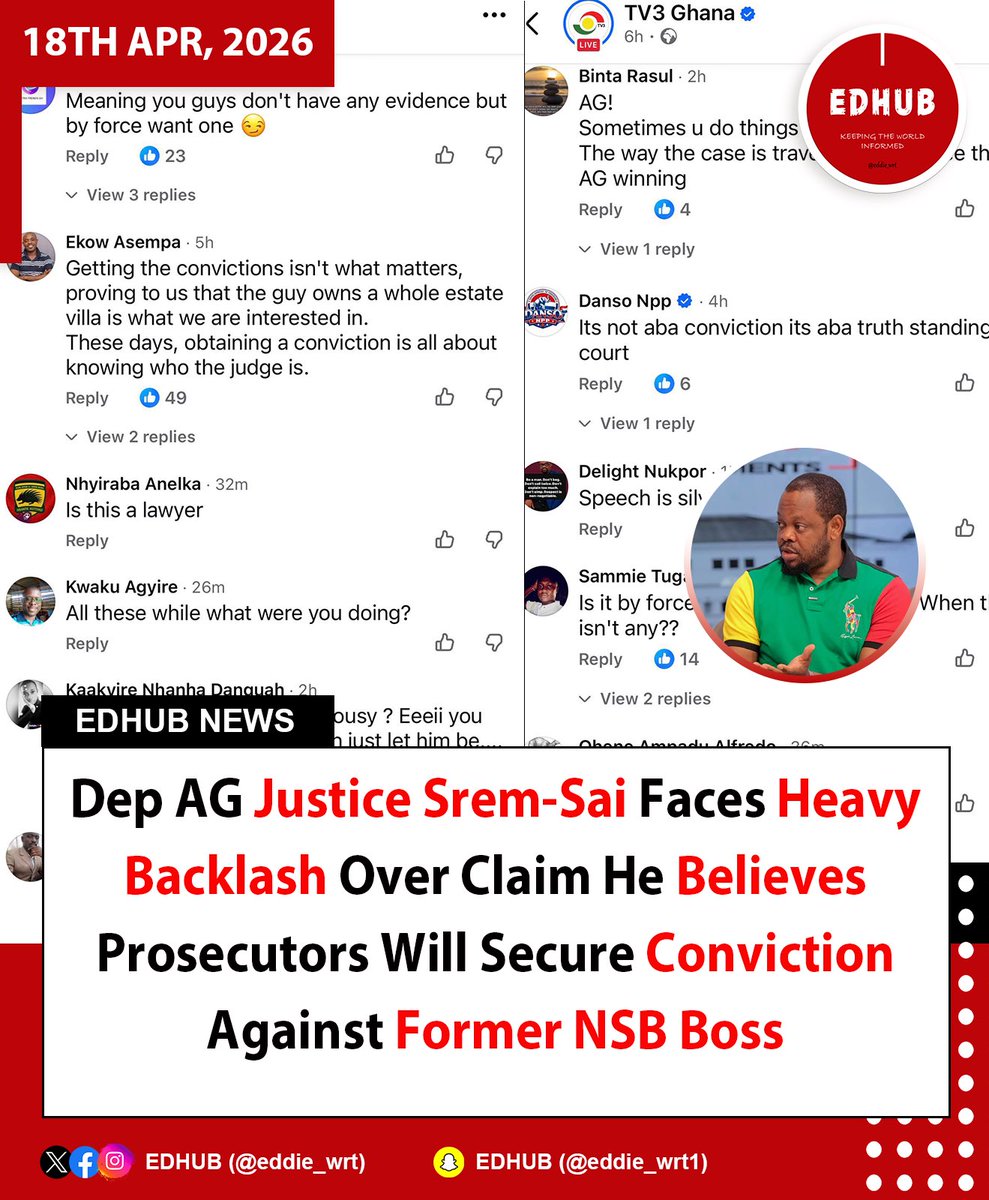 Deputy AG Faces Backlash Over Ex-NSB Boss Conviction Claims