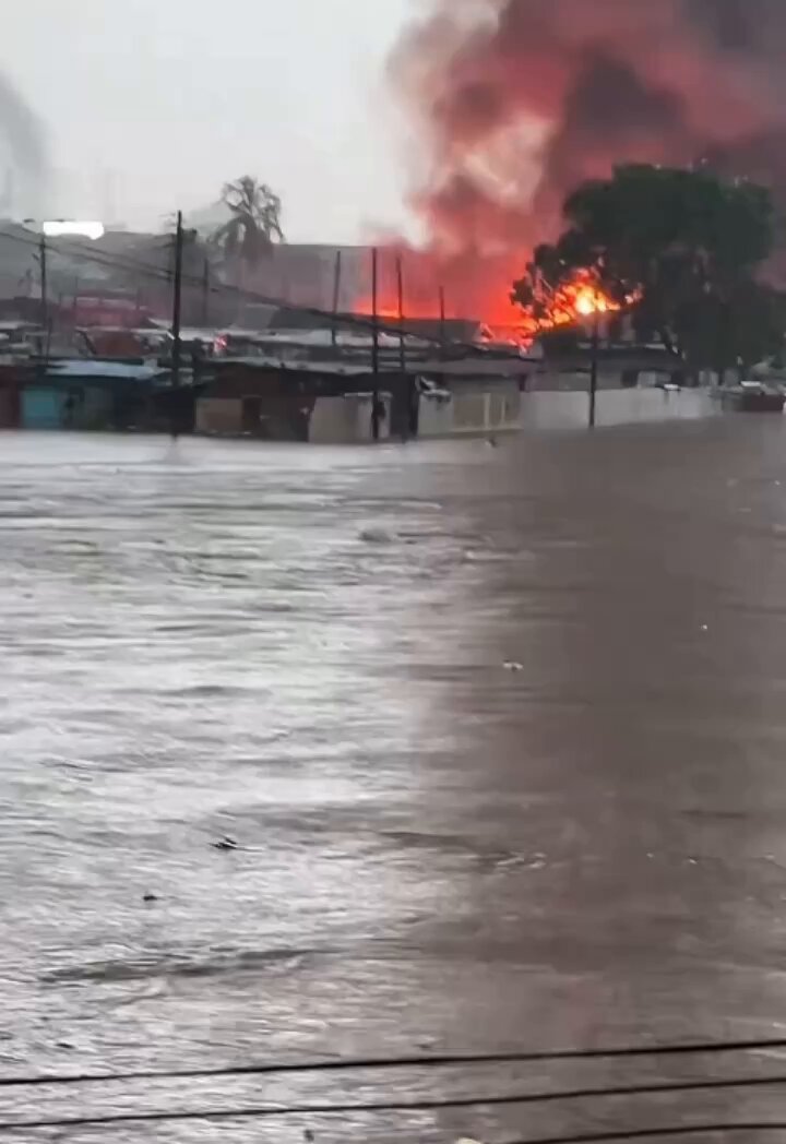 Fire and Flood Ravage Accra's Odorna Market
