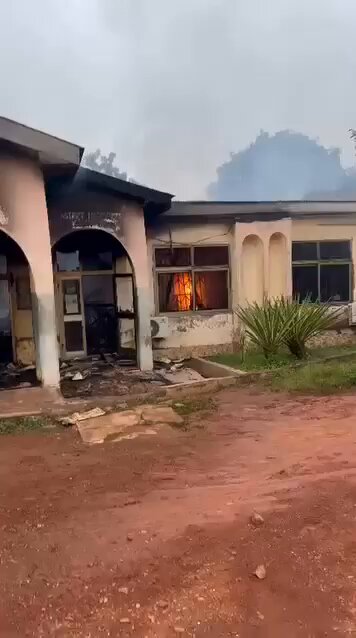 Fire Engulfs Sunyani Circuit Court B Early Sunday Morning