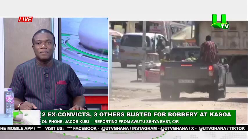 Five Arrested for Robbery in Kasoa, Two Ex-Convicts Among Them
